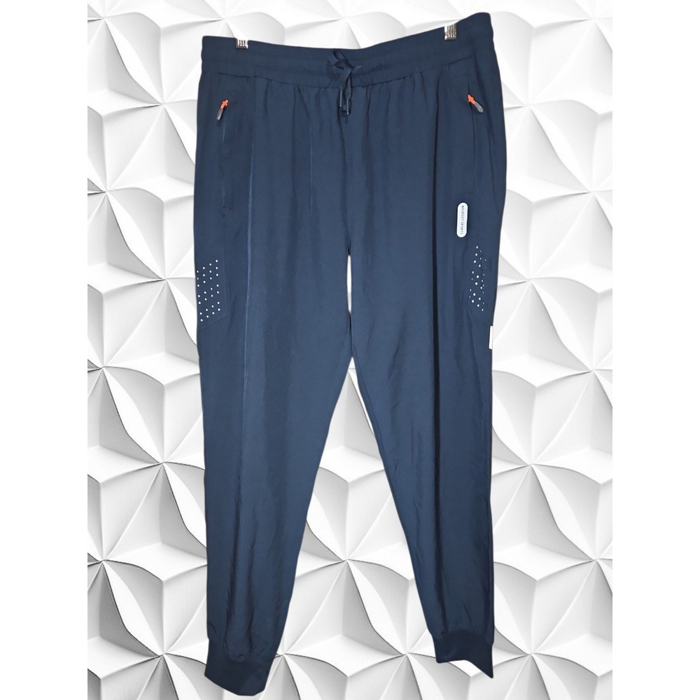 Maskert Sports Navy Blue Active Joggers XL UPF 50+ Lightweight Stretch Pants
